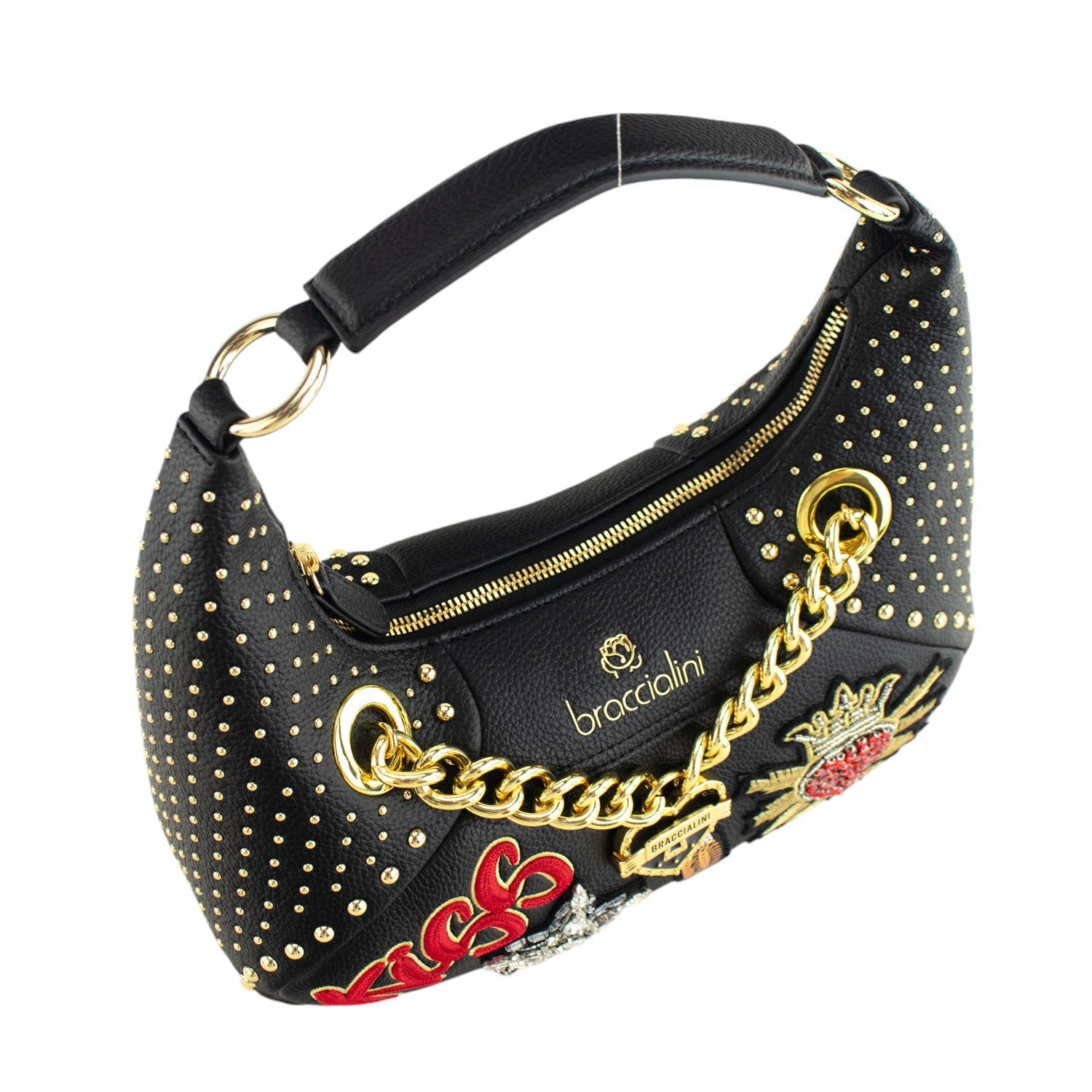 Bolso bandolera mediano Braccialini Rock - KimondoShop