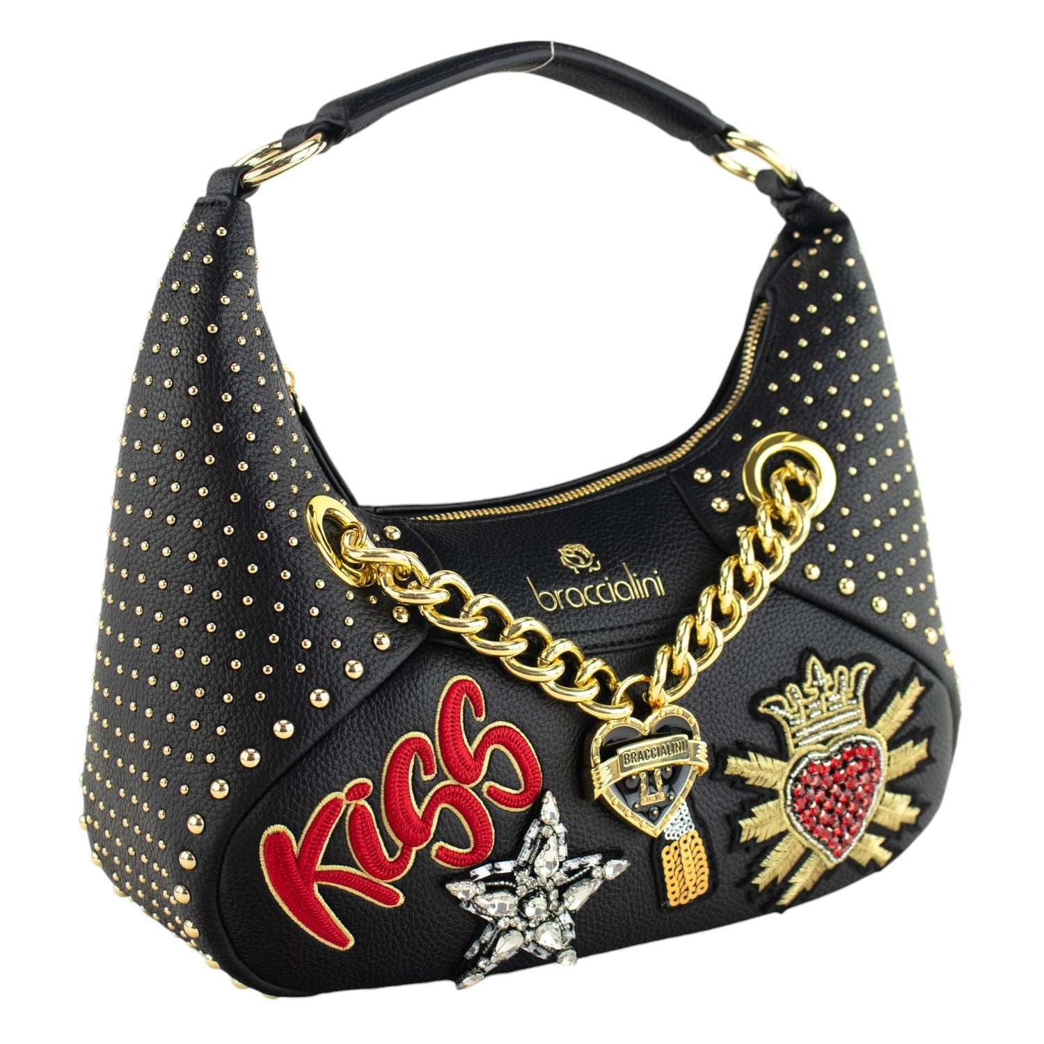 Bolso bandolera mediano Braccialini Rock - KimondoShop