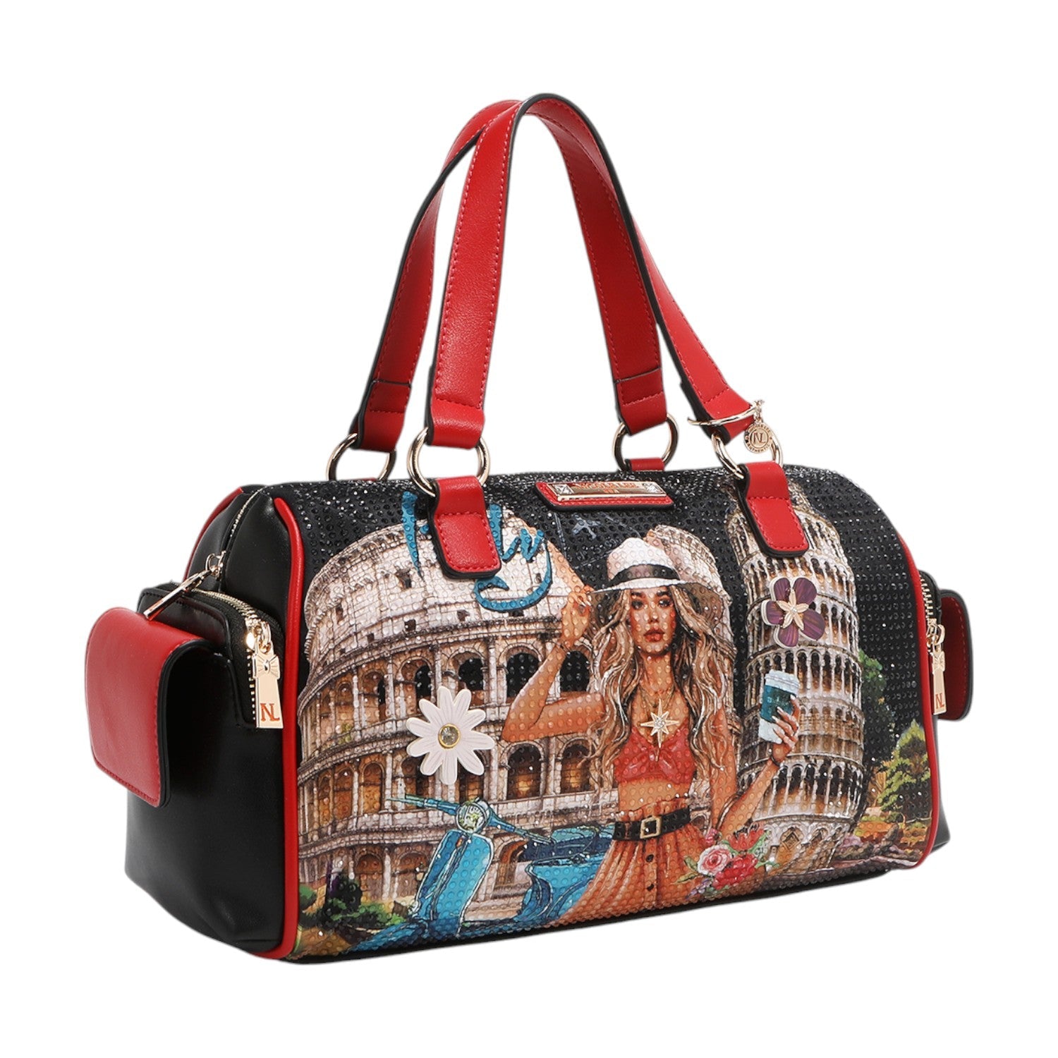 Bolso bowling Nicole Lee Martha Travels Italy - KimondoShop