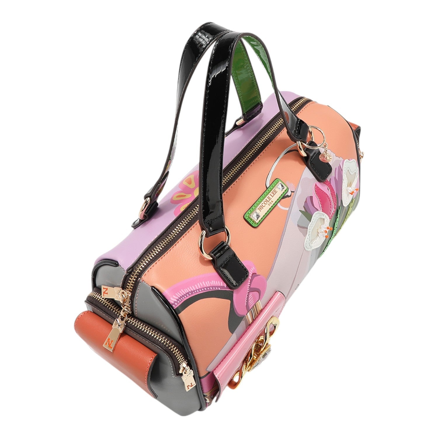 Bolso bowling Nicole Lee Violet Blossom - KimondoShop