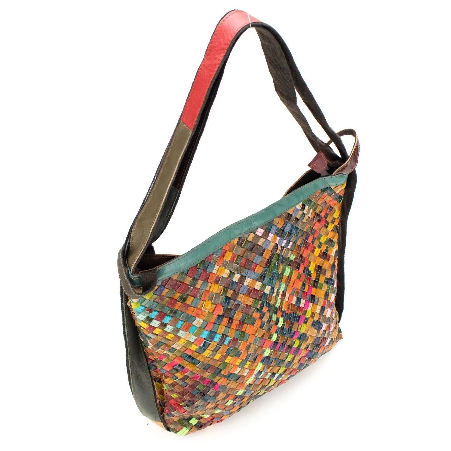 Bolso convertible de Piel Pregato Mosaic - KimondoShop