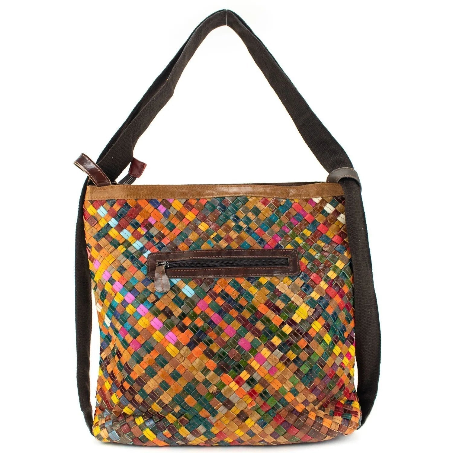 Bolso convertible de Piel Pregato Mosaic - KimondoShop