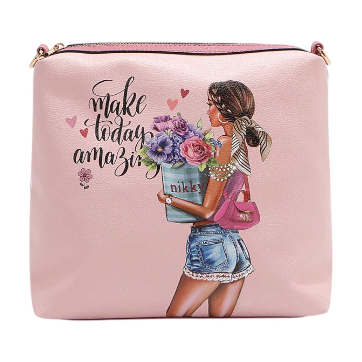 Bolso de hombro 2 piezas Nikky Flower Day - KimondoShop