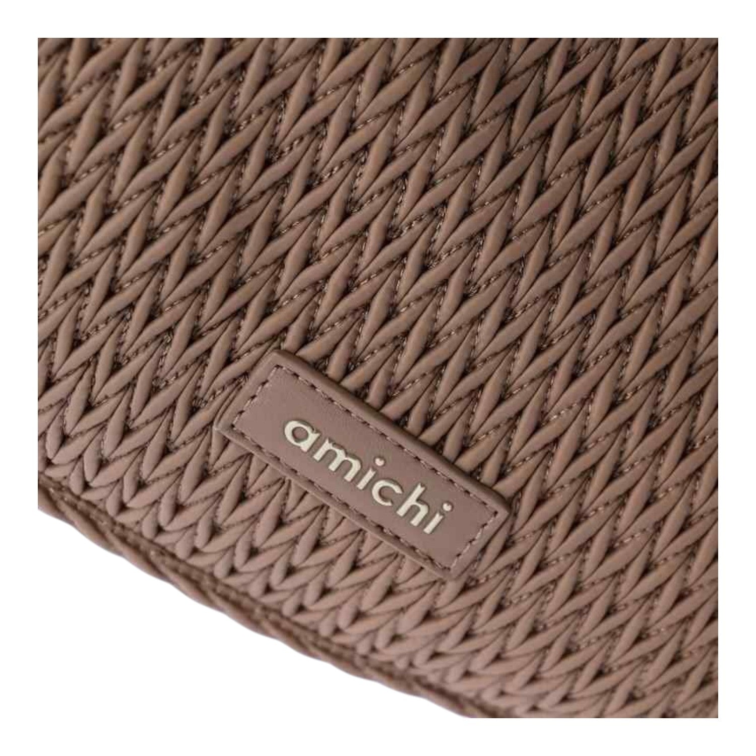 Bolso de hombro Amichi Luxe Marrón - KimondoShop