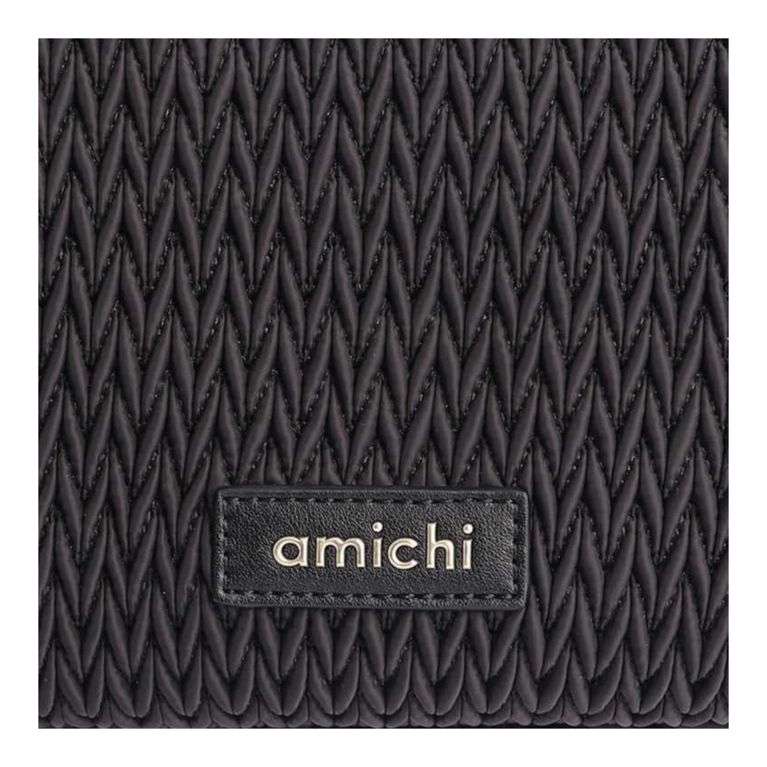 Bolso de hombro Amichi Luxe Negro - KimondoShop