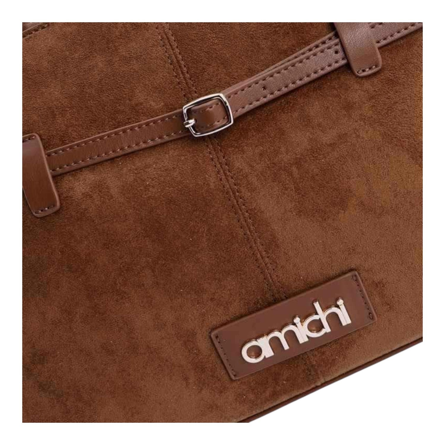 Bolso de mano Amichi Seda Cuero - KimondoShop