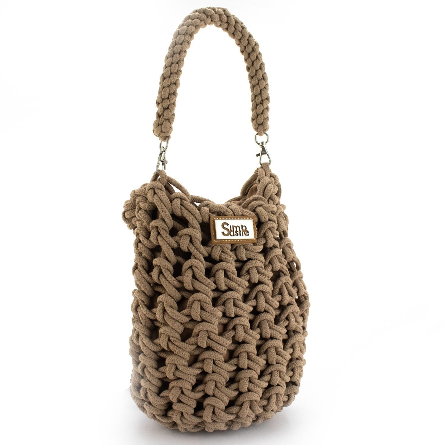 Bolso de mano bucket en cuerda trenzada Simosastre Celine - KimondoShop