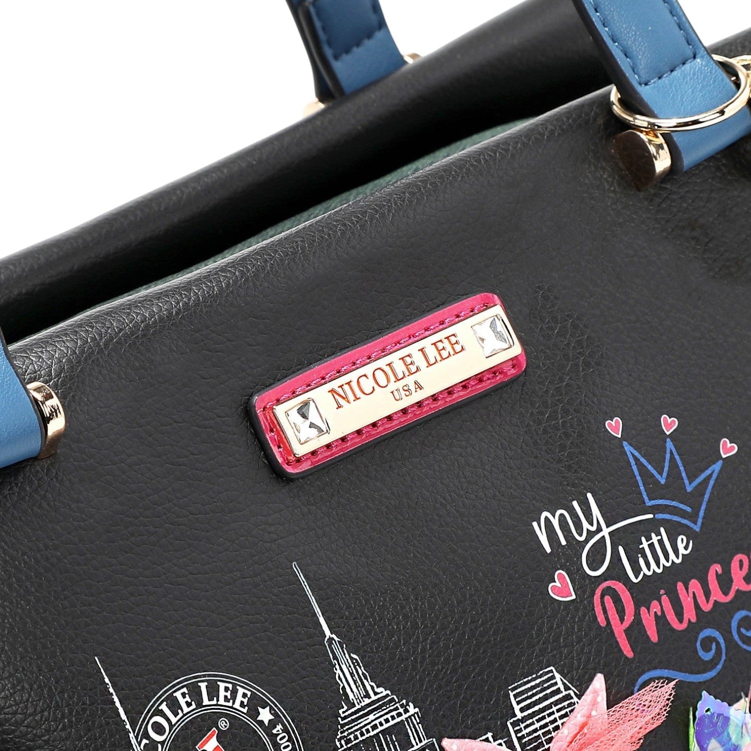 Bolso de mano con bolsillos Nicole Lee Family Yearbook - KimondoShop