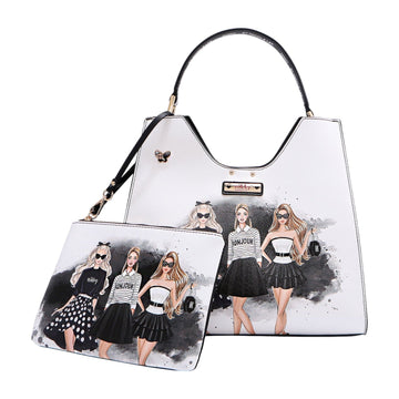 Bolso de mano con clutch Nikky Trio - KimondoShop