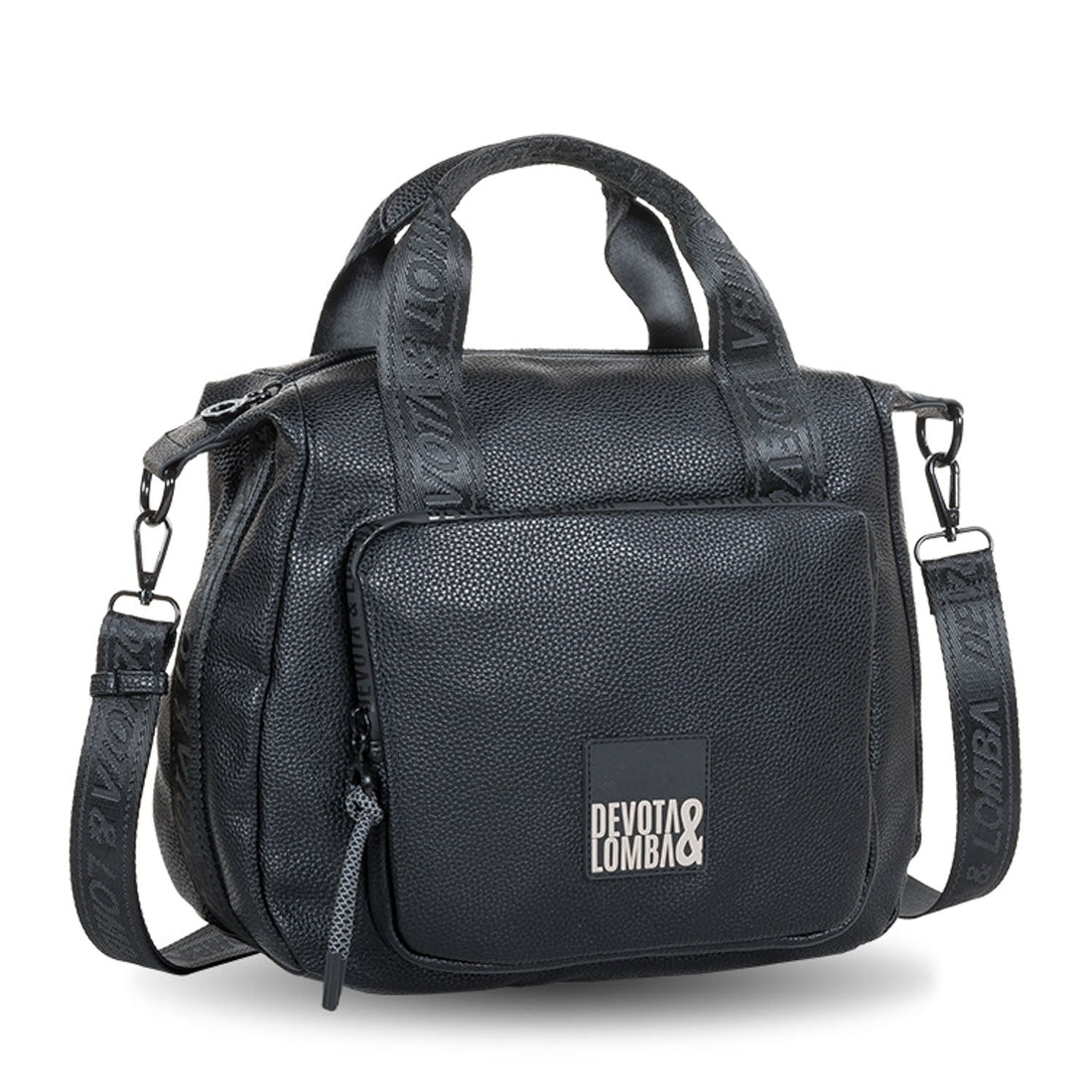 Bolso de mano Devota & Lomba Complex Negro - KimondoShop