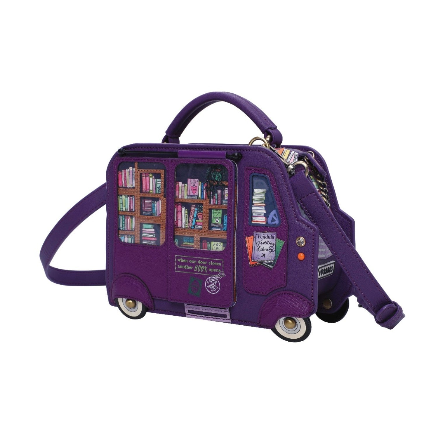 Bolso de mano Truck Vendula Travelling Library - KimondoShop