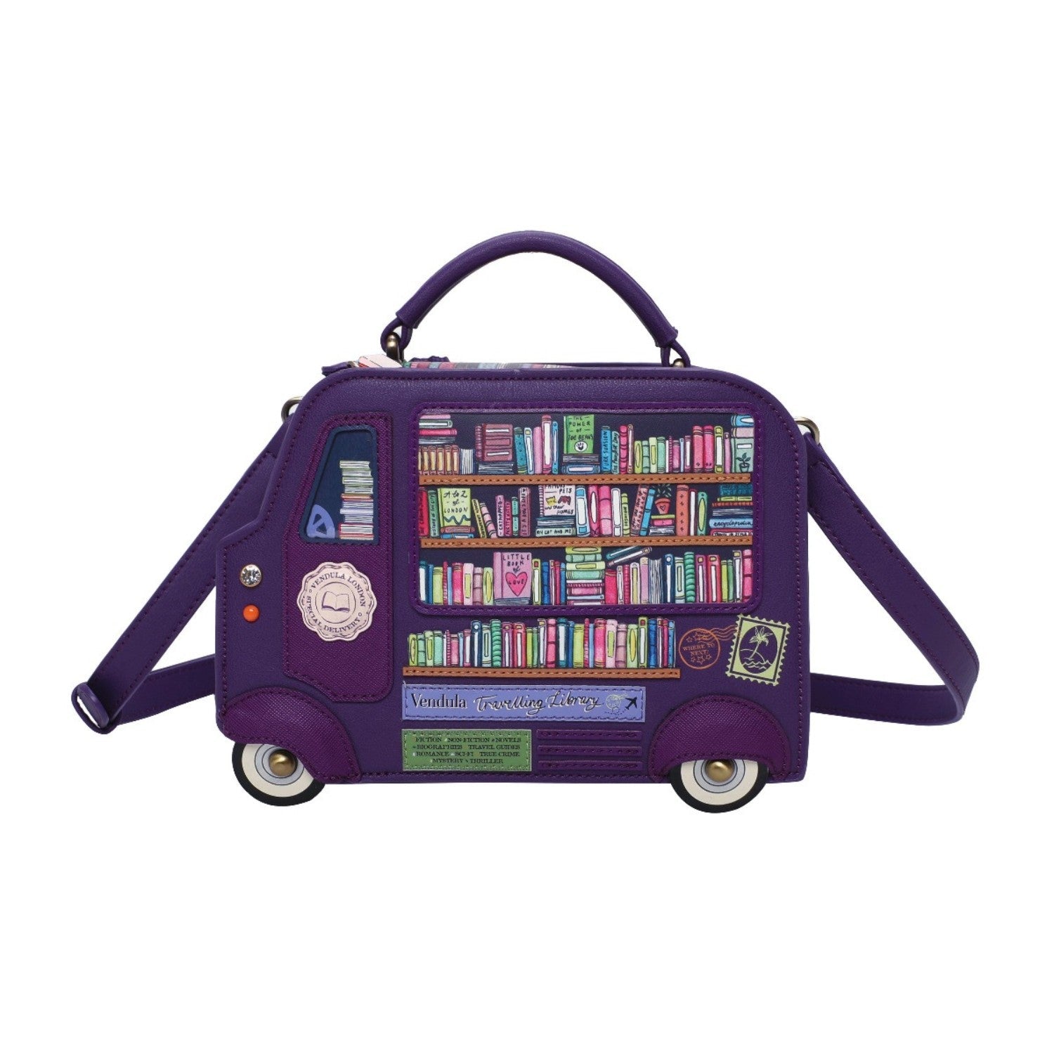 Bolso de mano Truck Vendula Travelling Library - KimondoShop