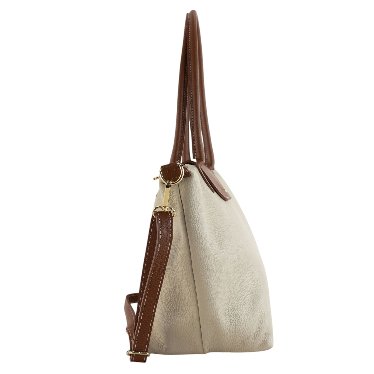 Bolso de Piel Pregato Allure Beige - KimondoShop