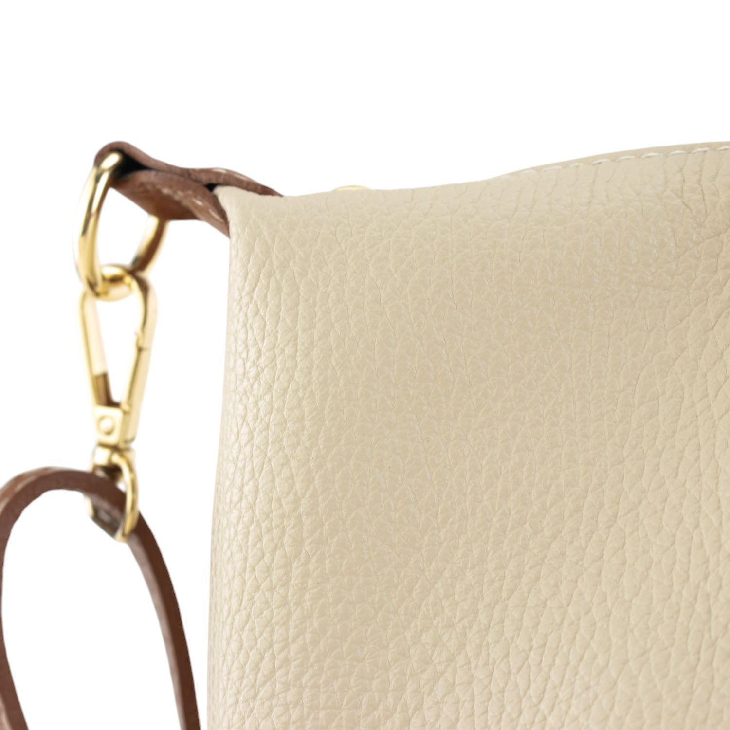 Bolso de Piel Pregato Allure Beige - KimondoShop