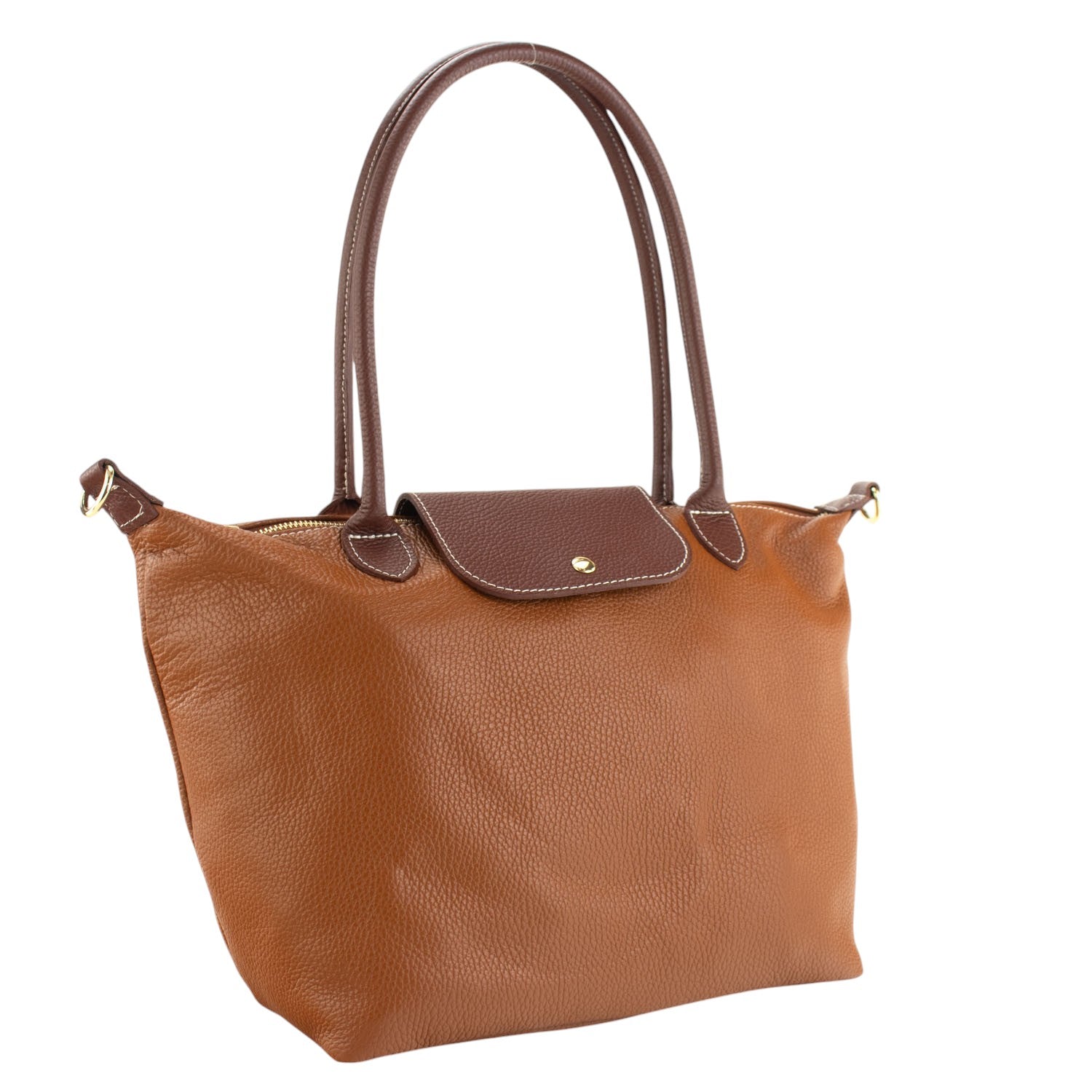 Bolso de Piel Pregato Allure Camel - KimondoShop