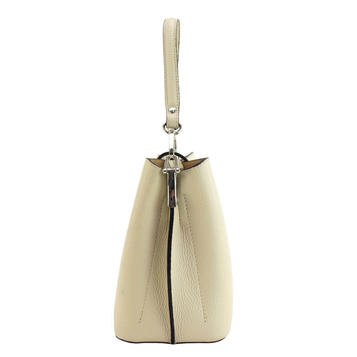 Bolso de Piel Pregato Eterea Beige - KimondoShop