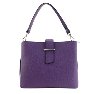 Bolso de Piel Pregato Eterea Lila - KimondoShop