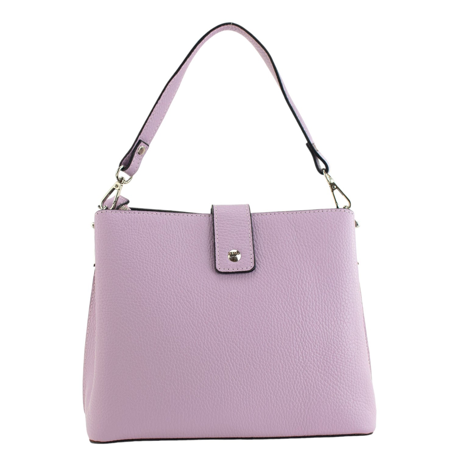 Bolso de Piel Pregato Eterea Malva - KimondoShop