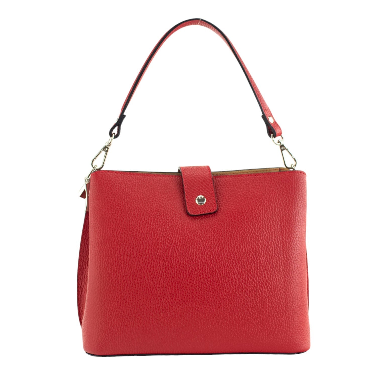 Bolso de Piel Pregato Eterea Rojo - KimondoShop