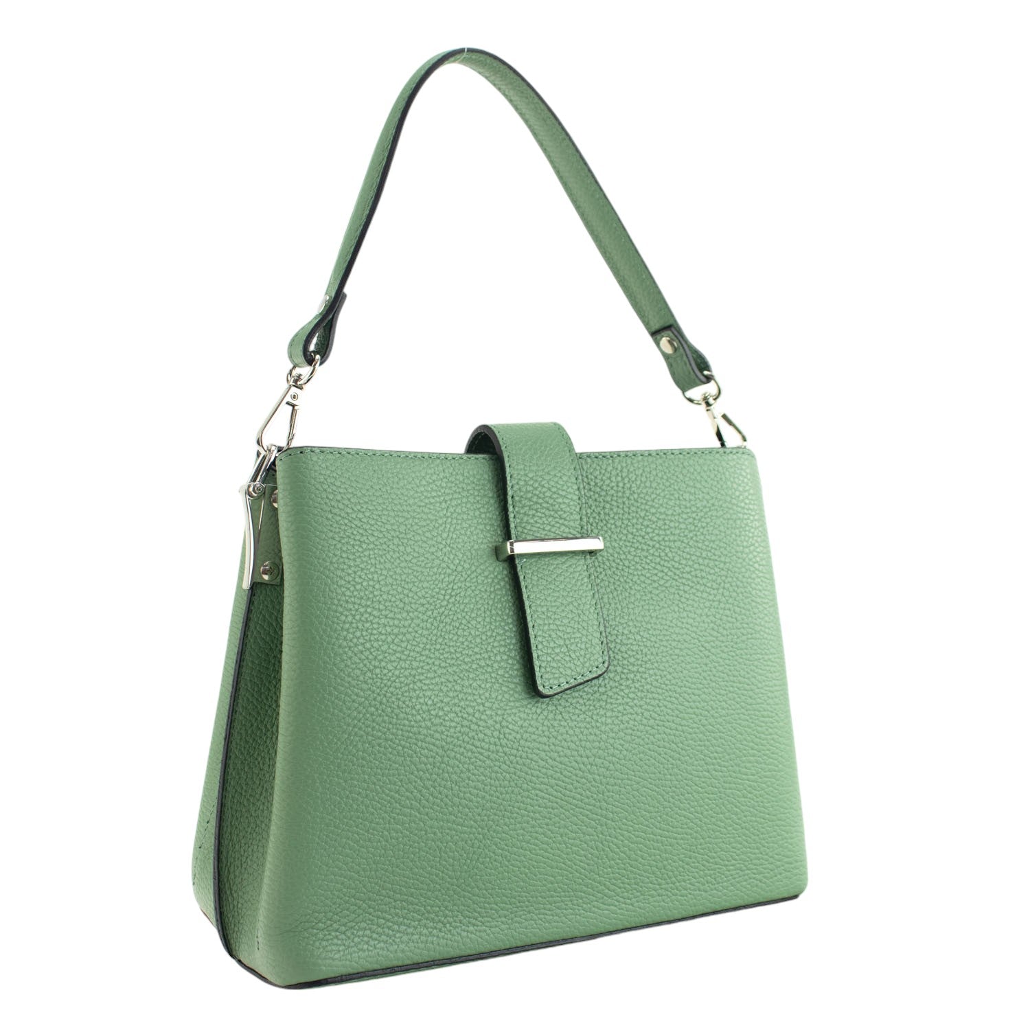 Bolso de Piel Pregato Eterea Verde aguamarina - KimondoShop