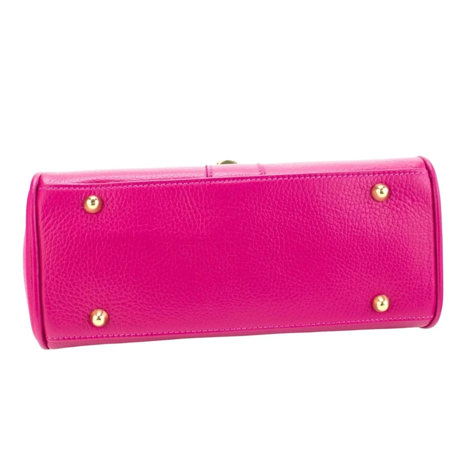 Bolso de Piel Pregato Idillio Fucsia - KimondoShop