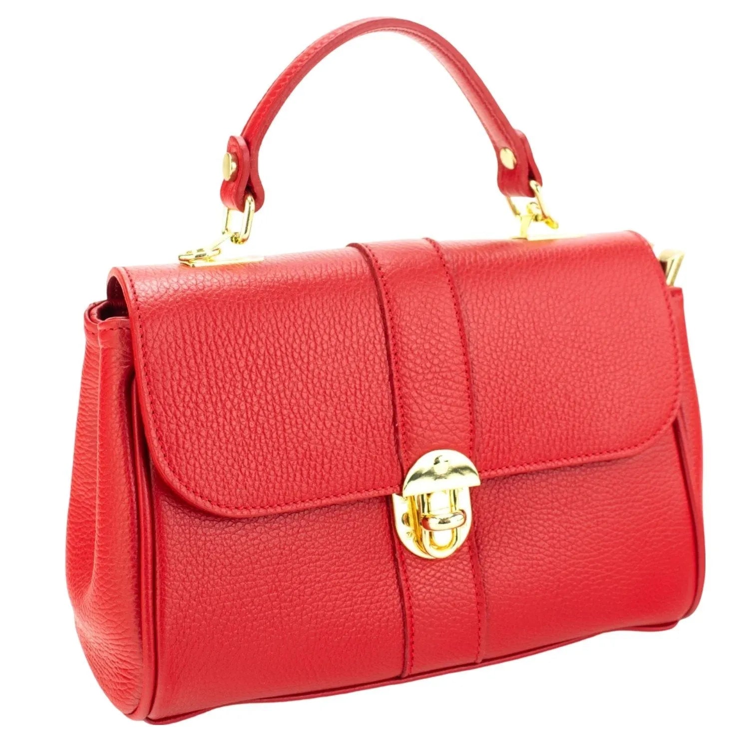 Bolso de Piel Pregato Idillio Rojo - KimondoShop