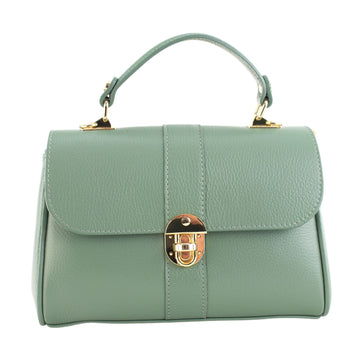 Bolso de Piel Pregato Idillio Verde Aguamarina - KimondoShop