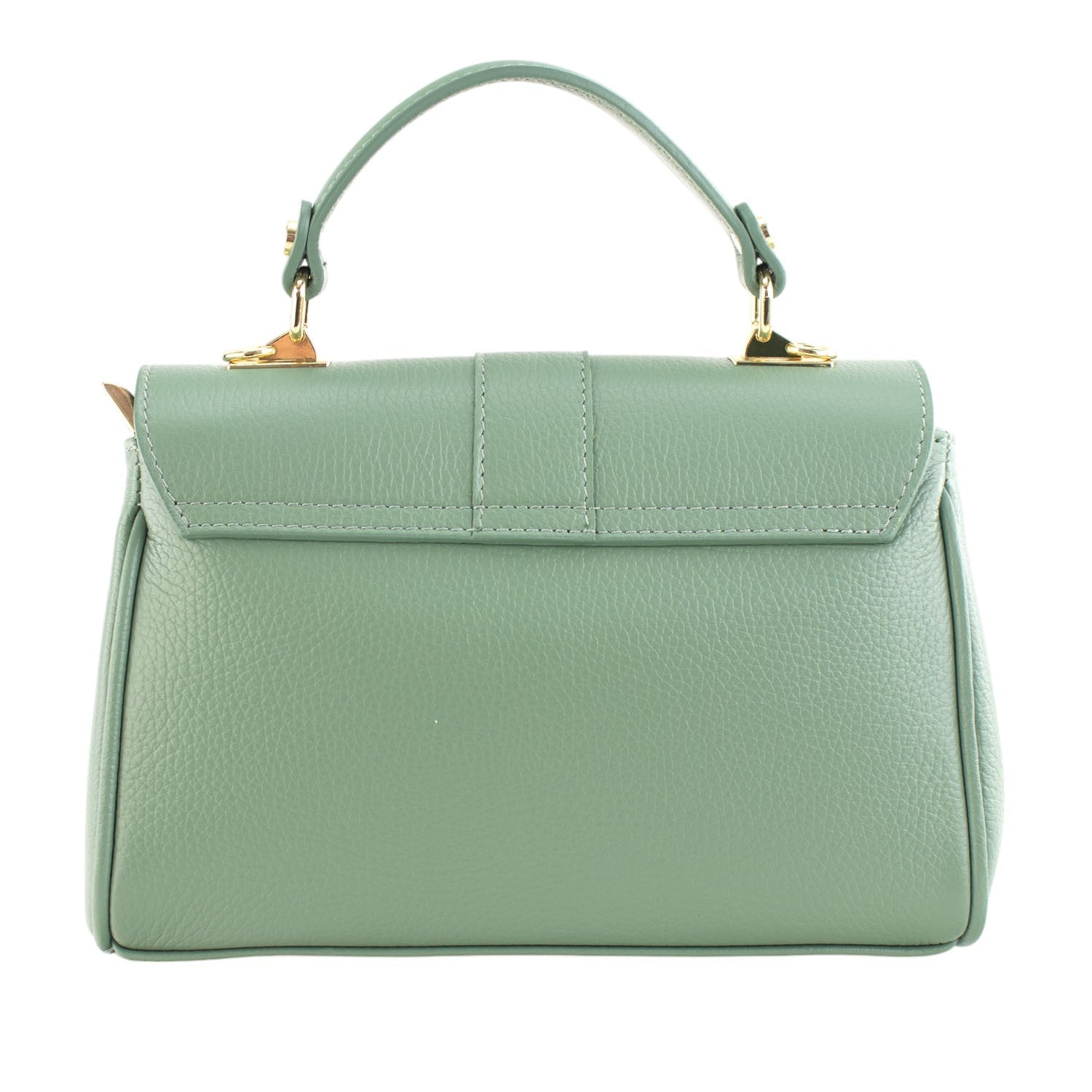 Bolso de Piel Pregato Idillio Verde Aguamarina - KimondoShop