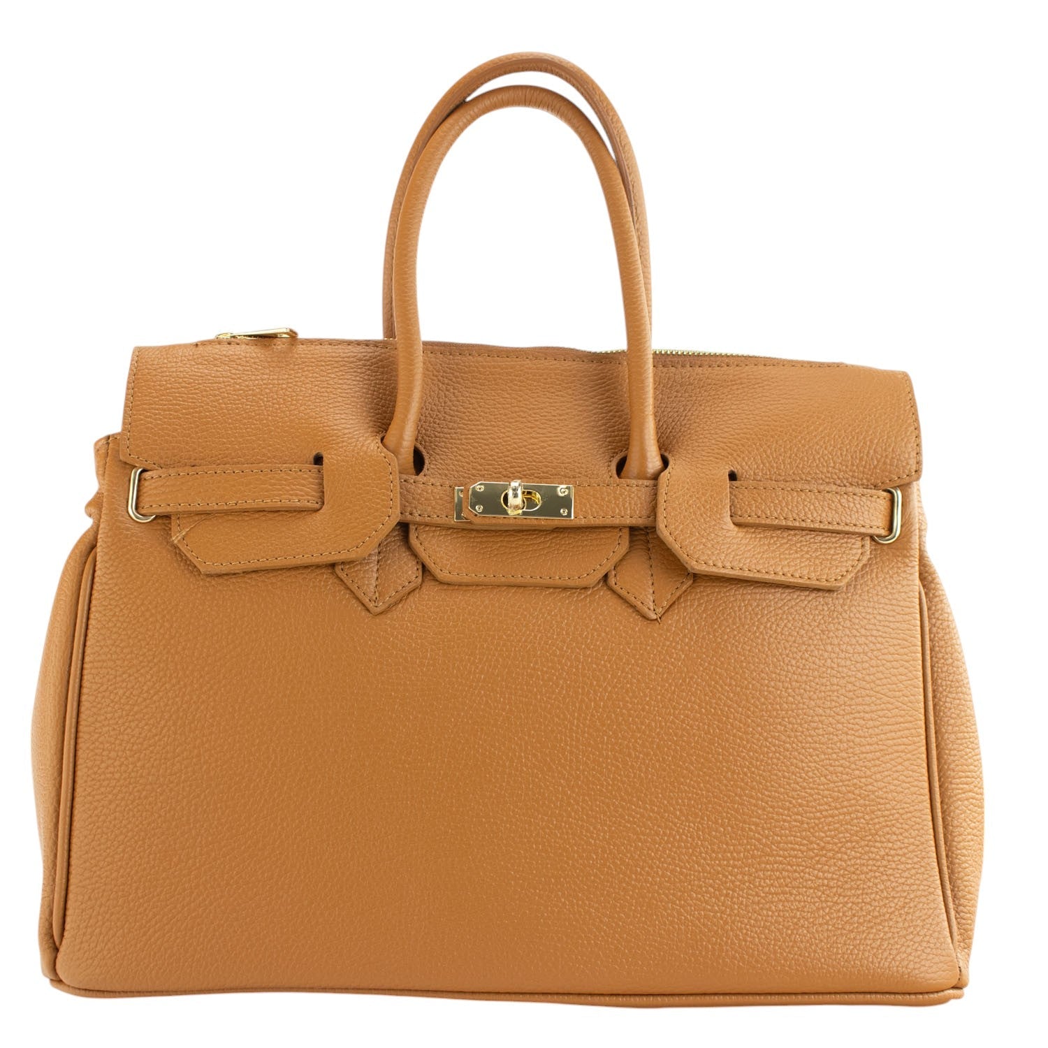 Bolso de Piel Pregato Juliette Camel - KimondoShop