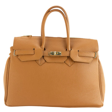 Bolso de Piel Pregato Juliette Camel - KimondoShop