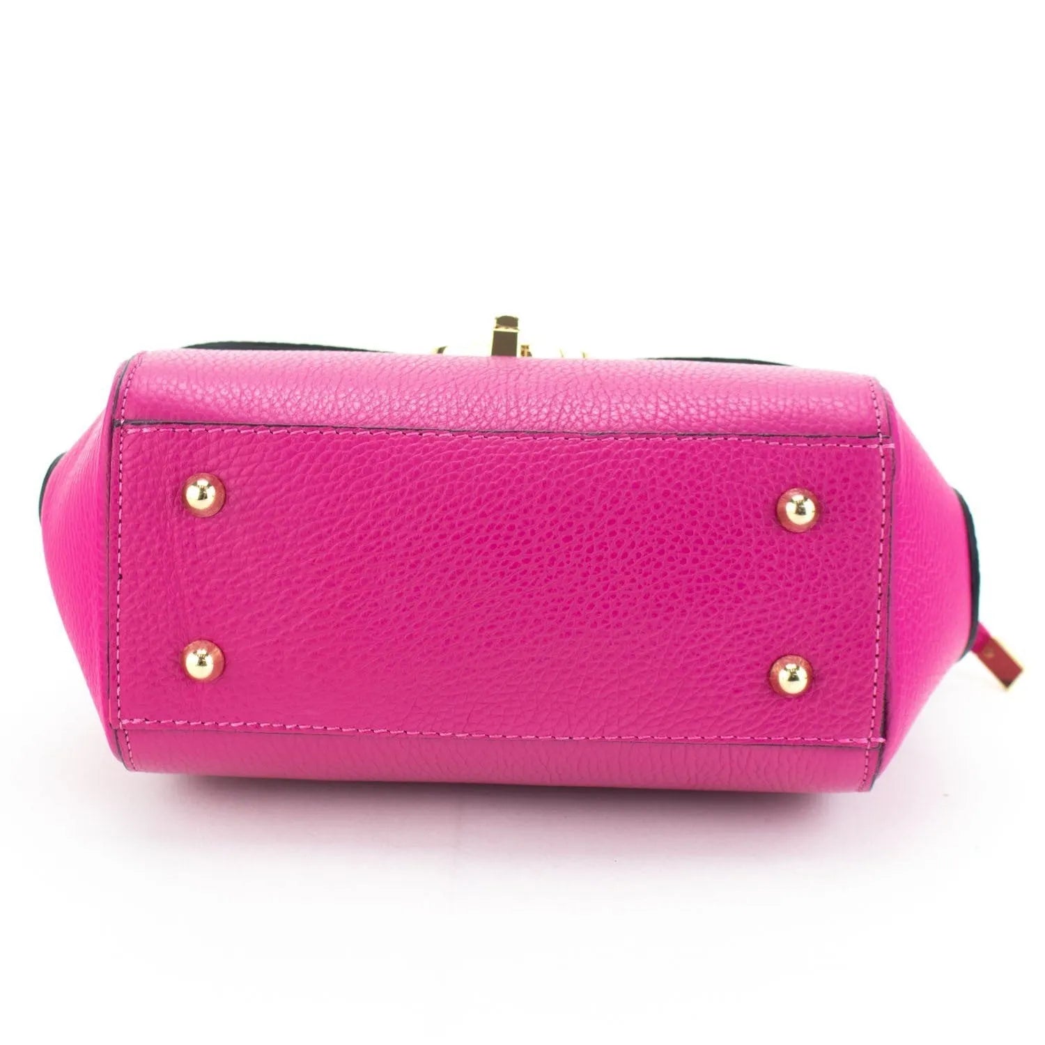 Bolso de Piel Pregato Omega Fucsia - KimondoShop