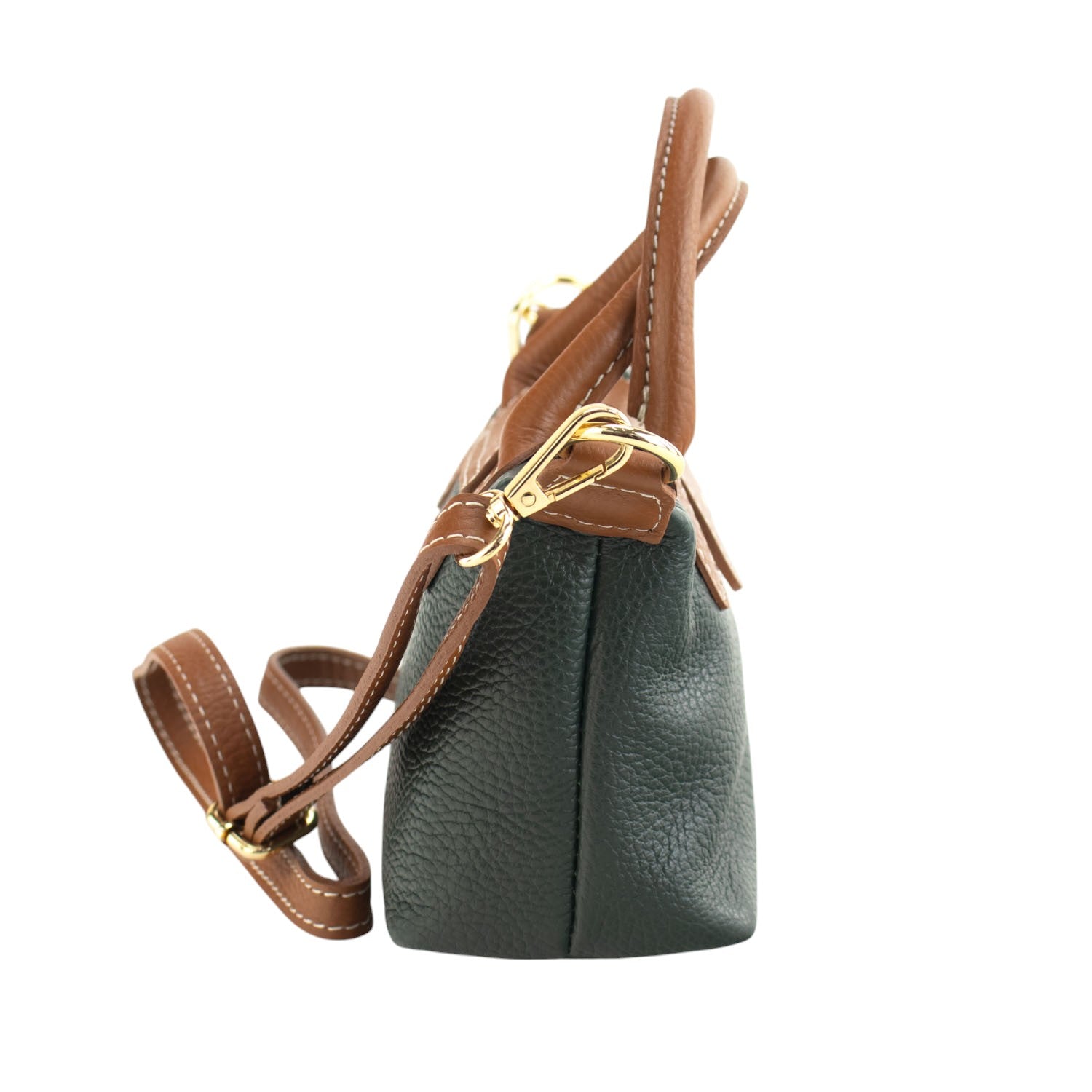 Bolso de Piel Pregato Piuma Verde Eden - KimondoShop