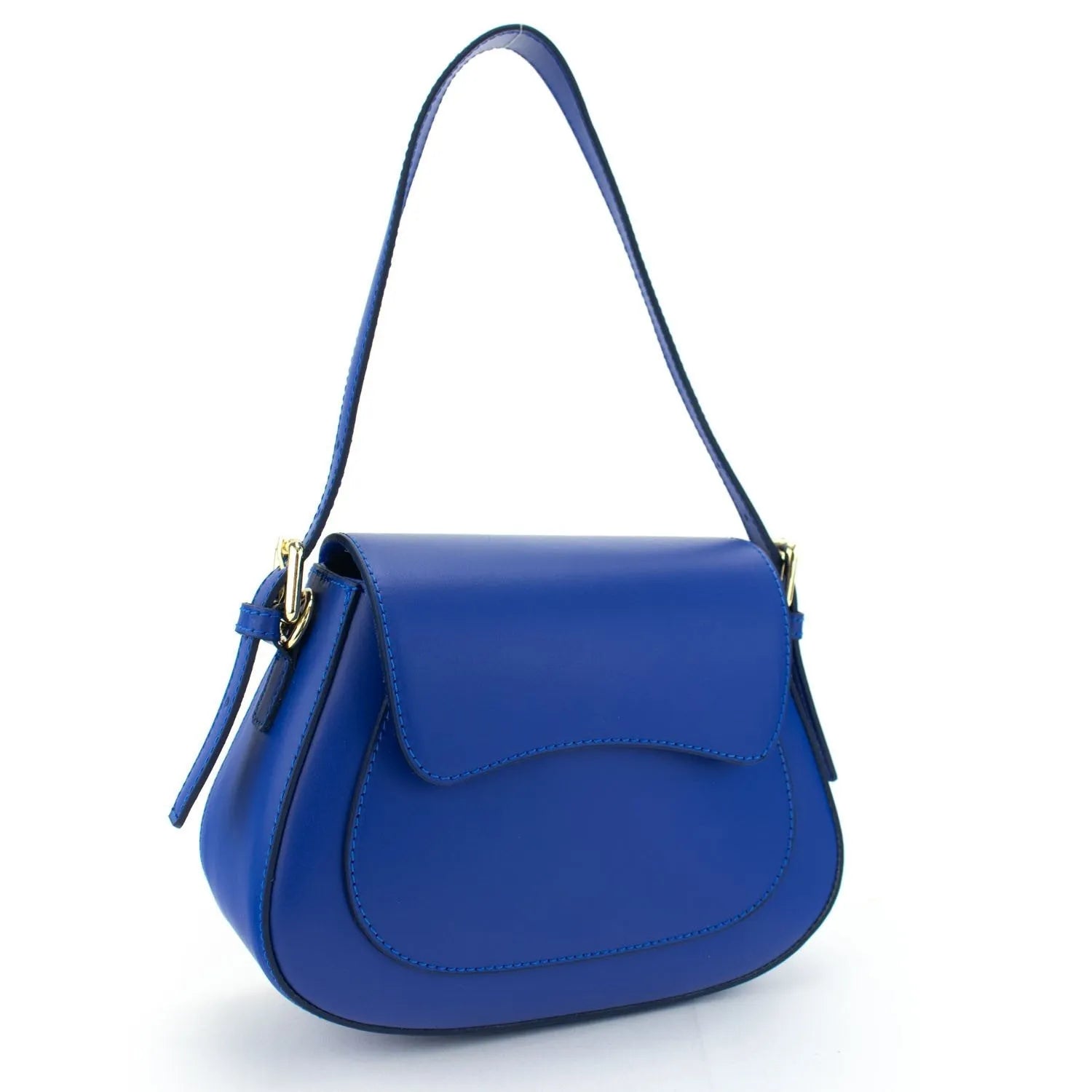 Bolso de Piel Pregato Sigma Azul eléctrico - KimondoShop