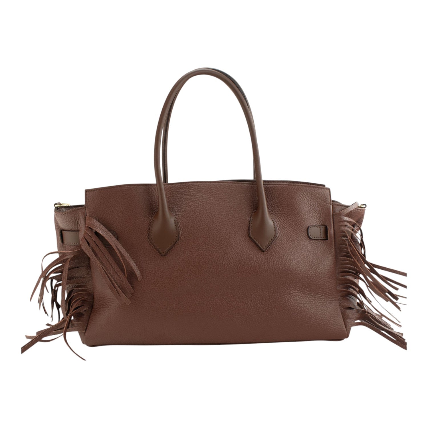 Bolso en piel Pregato Aurora Caramelo - KimondoShop