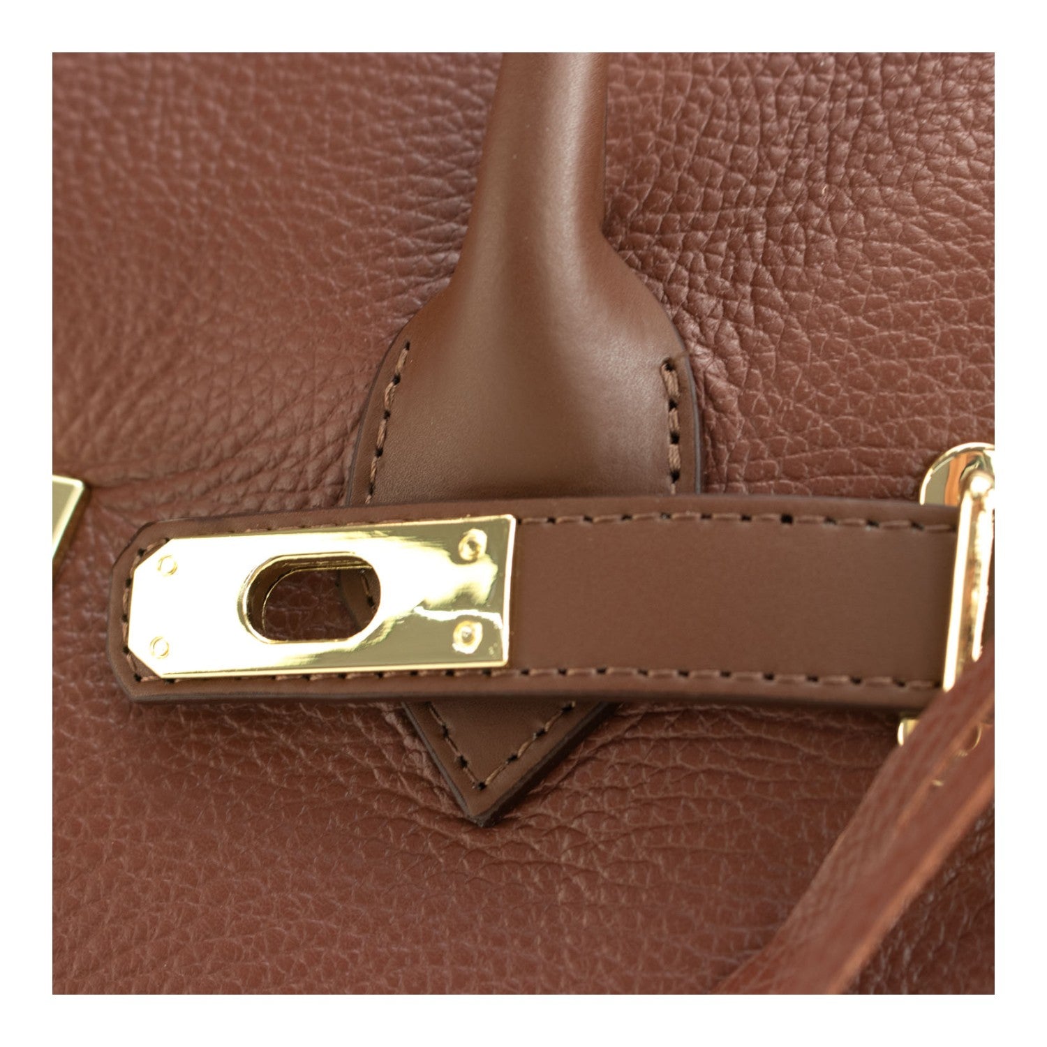 Bolso en piel Pregato Aurora Caramelo - KimondoShop