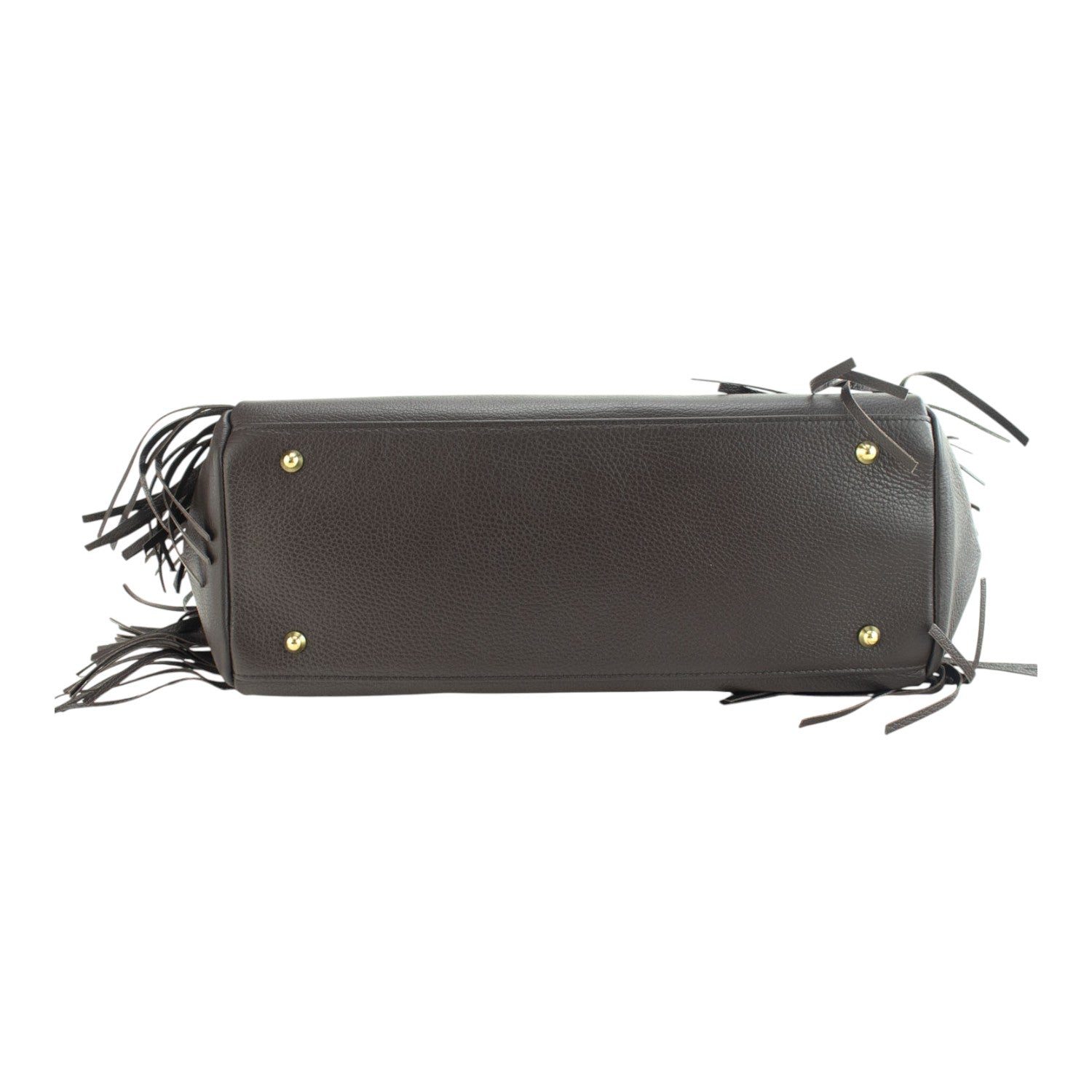 Bolso en piel Pregato Aurora Chocolate - KimondoShop