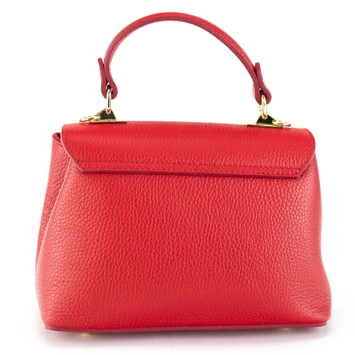 Bolso en Piel Pregato Carezza Rojo - KimondoShop