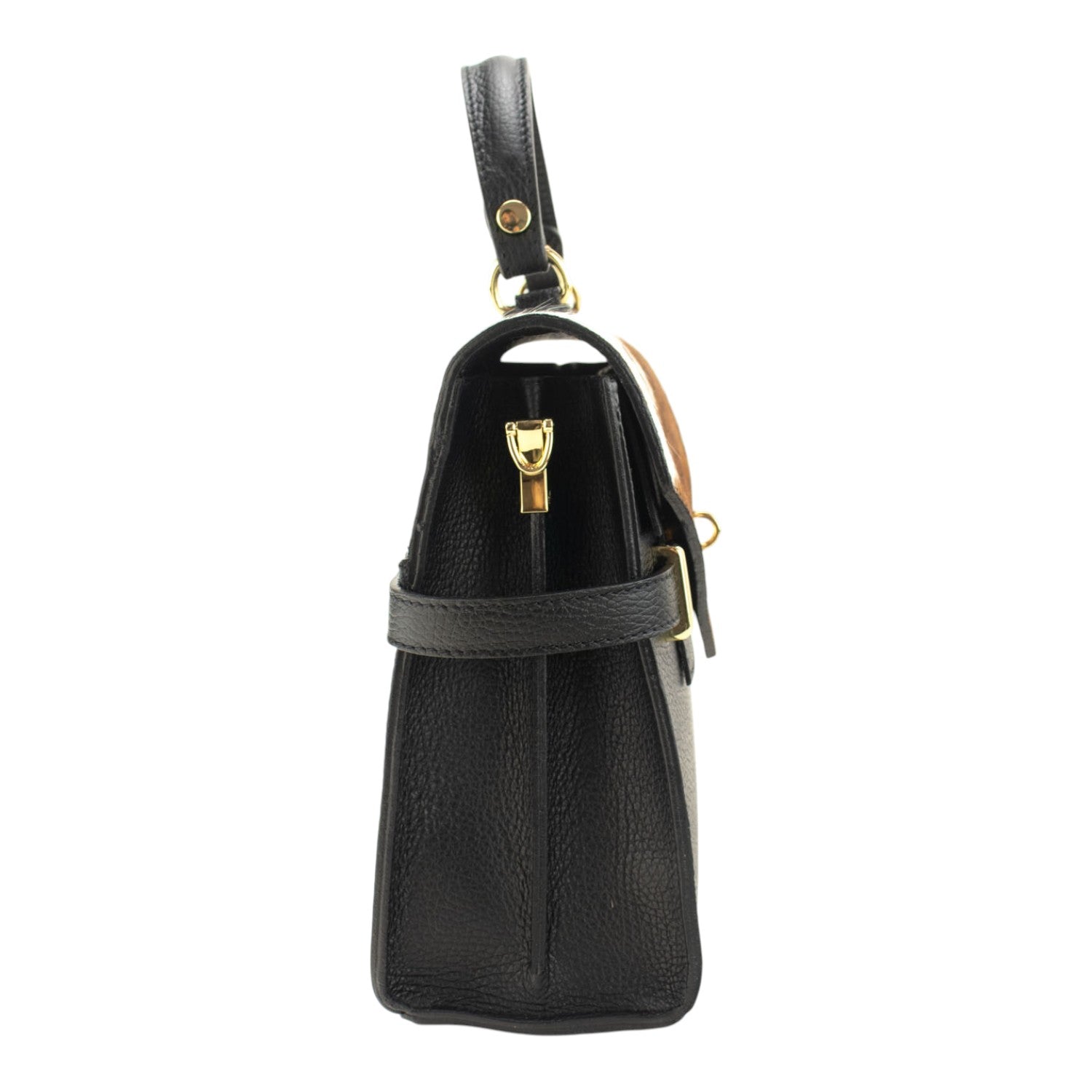 Bolso en piel Pregato Elara Premium Cow Brown - KimondoShop