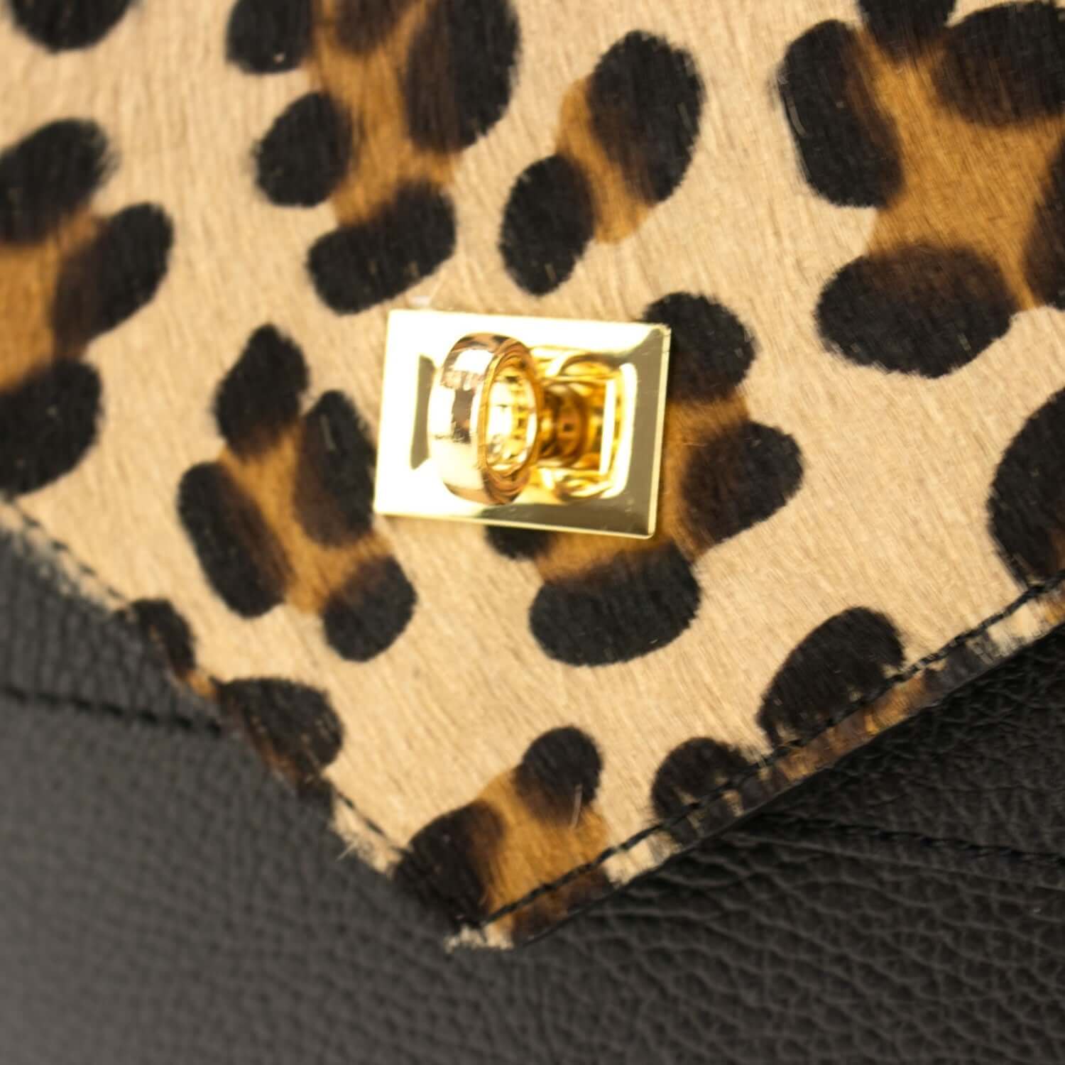 Bolso en piel Pregato Elara Premium Leopardo - KimondoShop