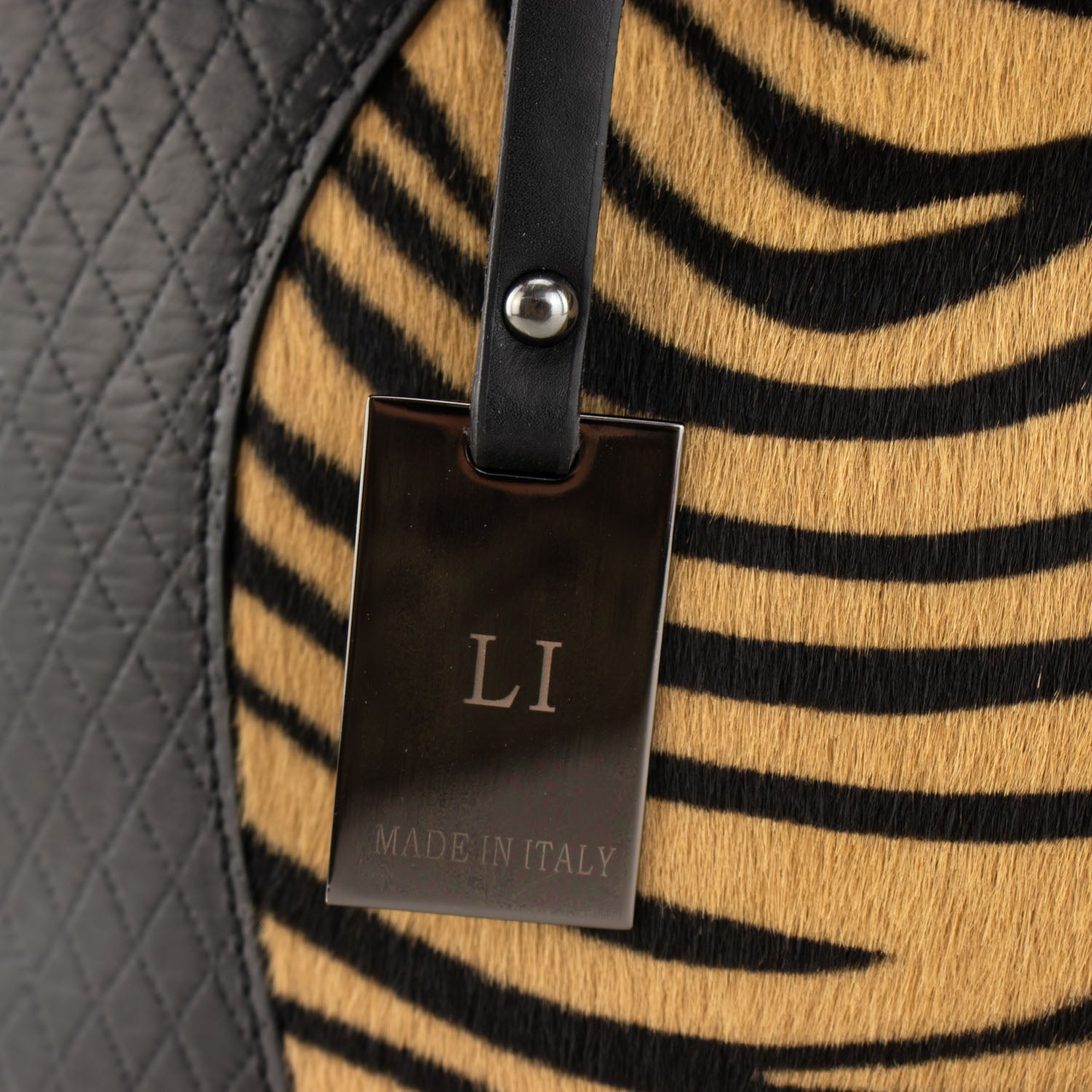 Bolso en piel Pregato Eleganza Li Tiger Hair - KimondoShop