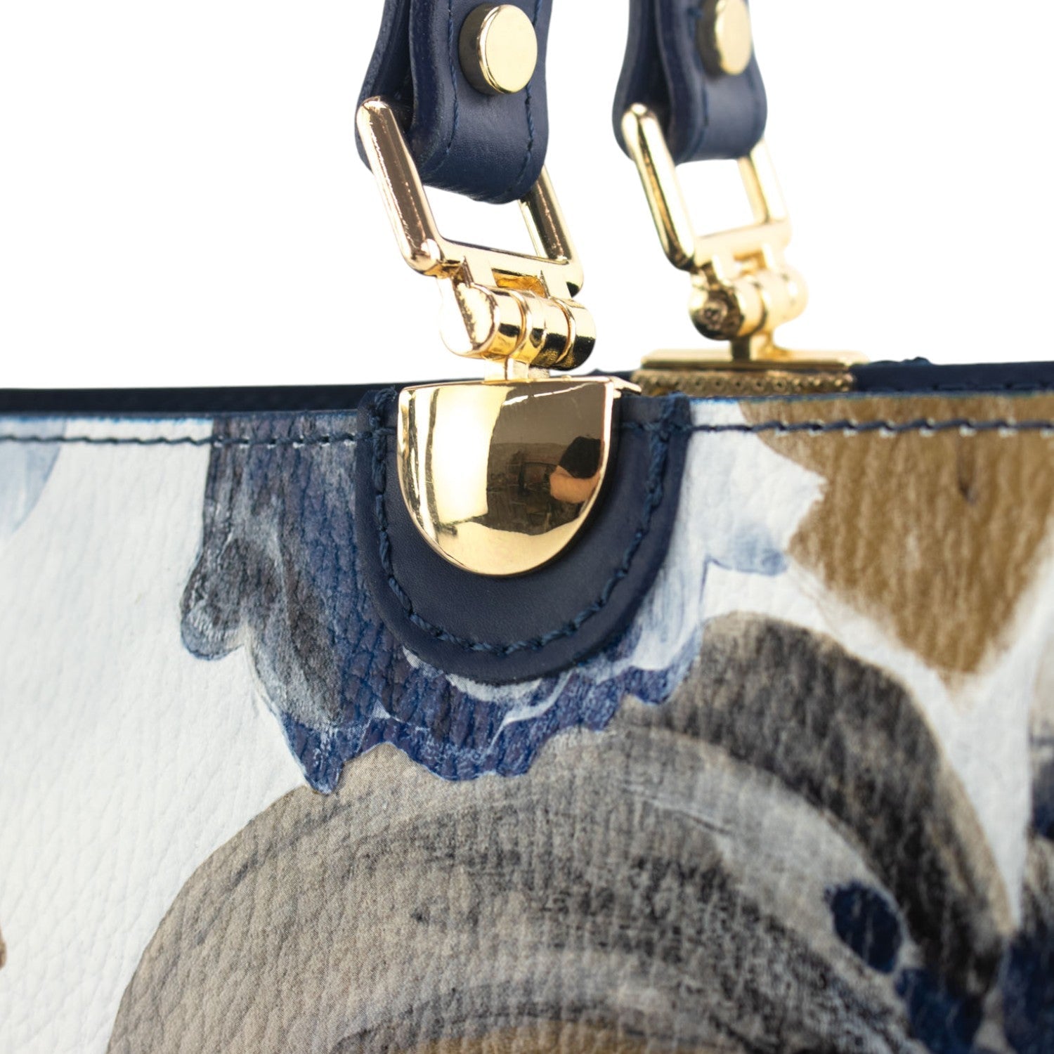 Bolso en piel Pregato Eleganza Vintage Bloom - KimondoShop