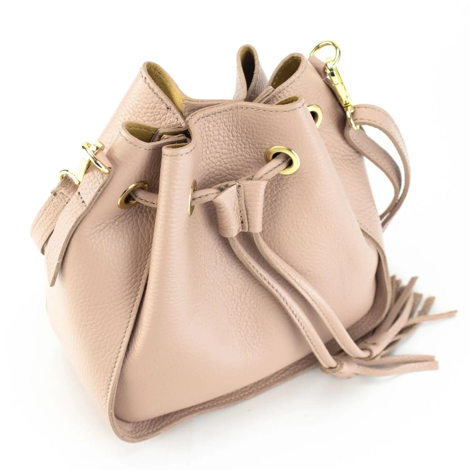 Bolso en Piel Pregato Laguna Nude - KimondoShop