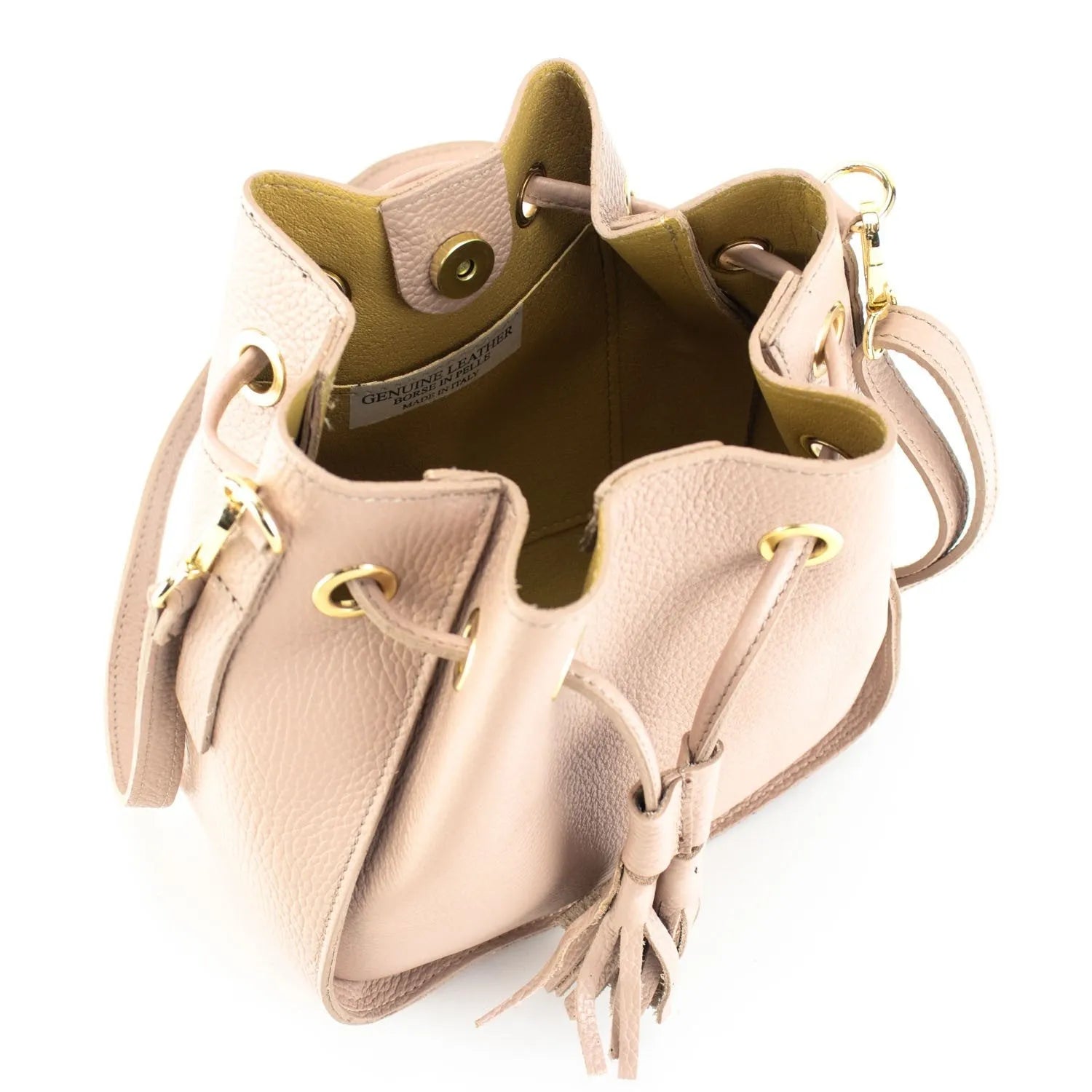 Bolso en Piel Pregato Laguna Nude - KimondoShop