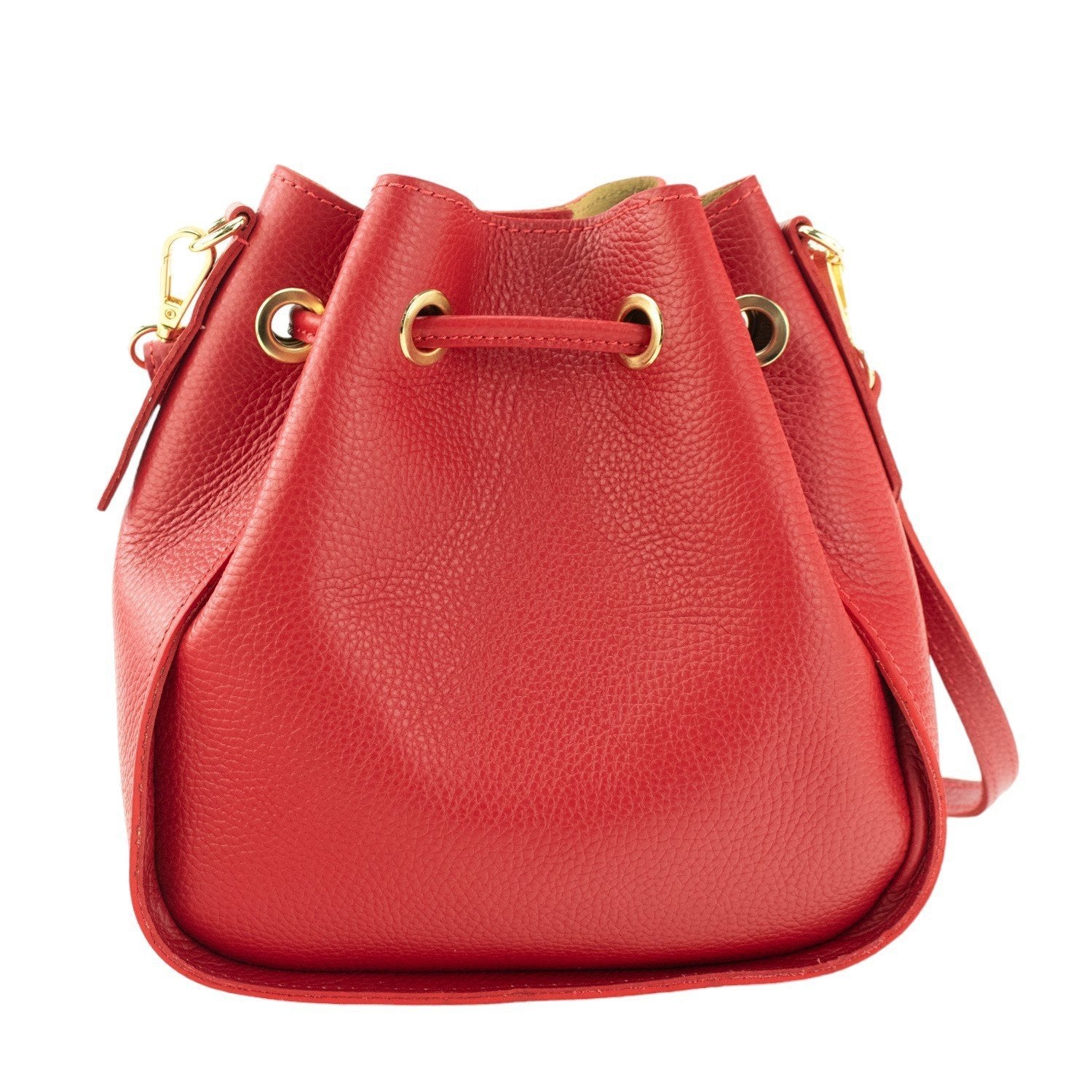 Bolso en Piel Pregato Laguna Rojo - KimondoShop