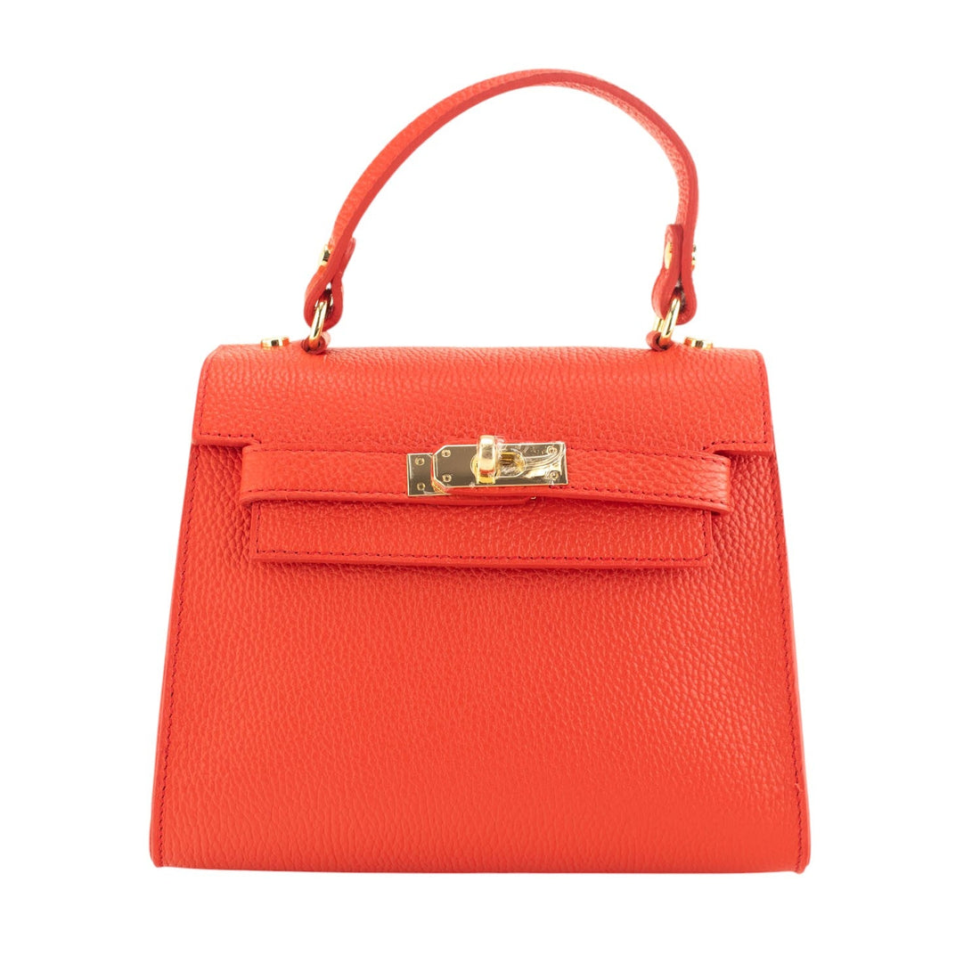 Bolso en Piel Pregato Latenza Coral - KimondoShop