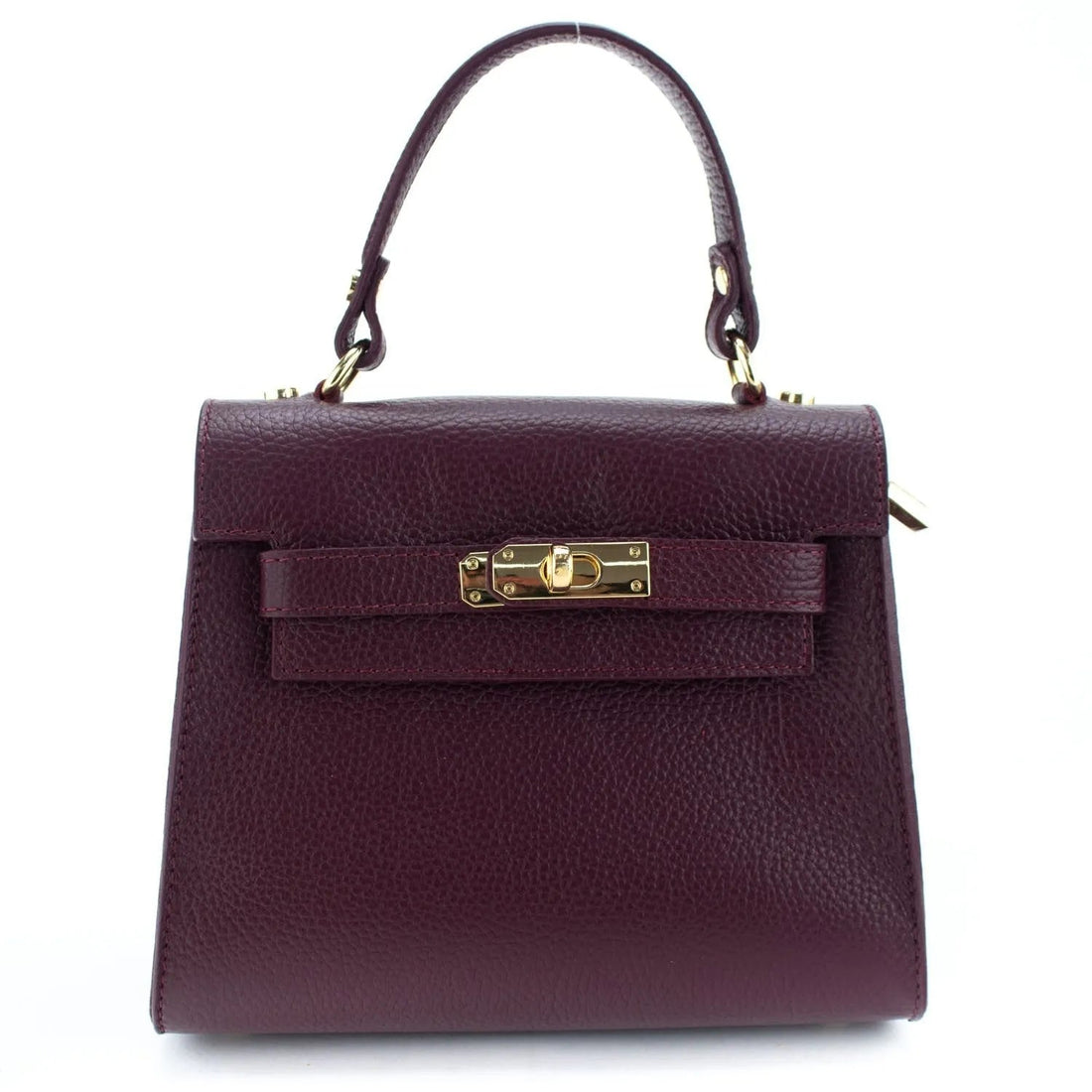 Bolso en Piel Pregato Latenza Vino - KimondoShop