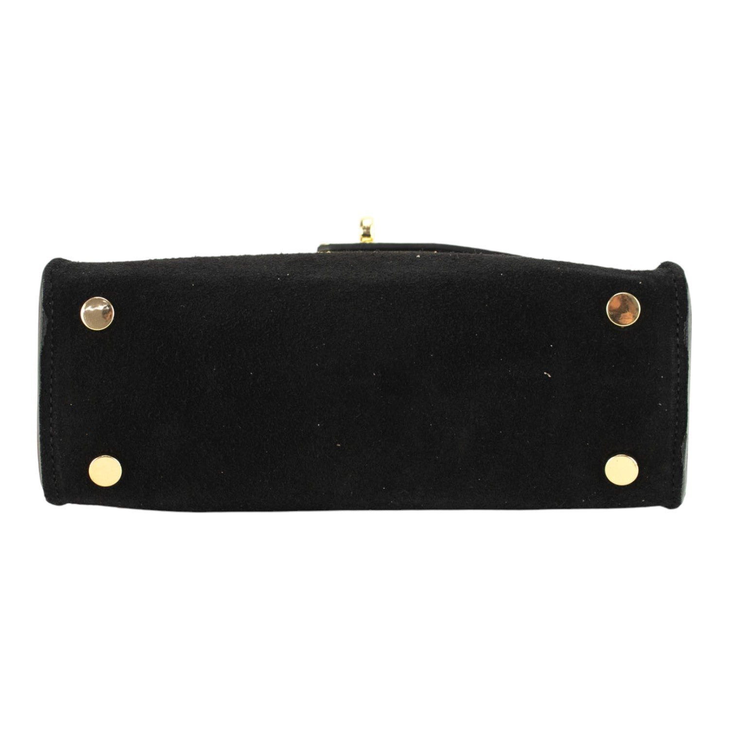 Bolso en Piel Pregato mini Latenza Ante Negro - KimondoShop