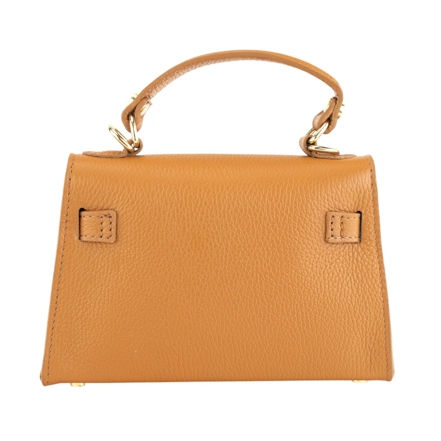 Bolso en Piel Pregato mini Latenza Camel - KimondoShop