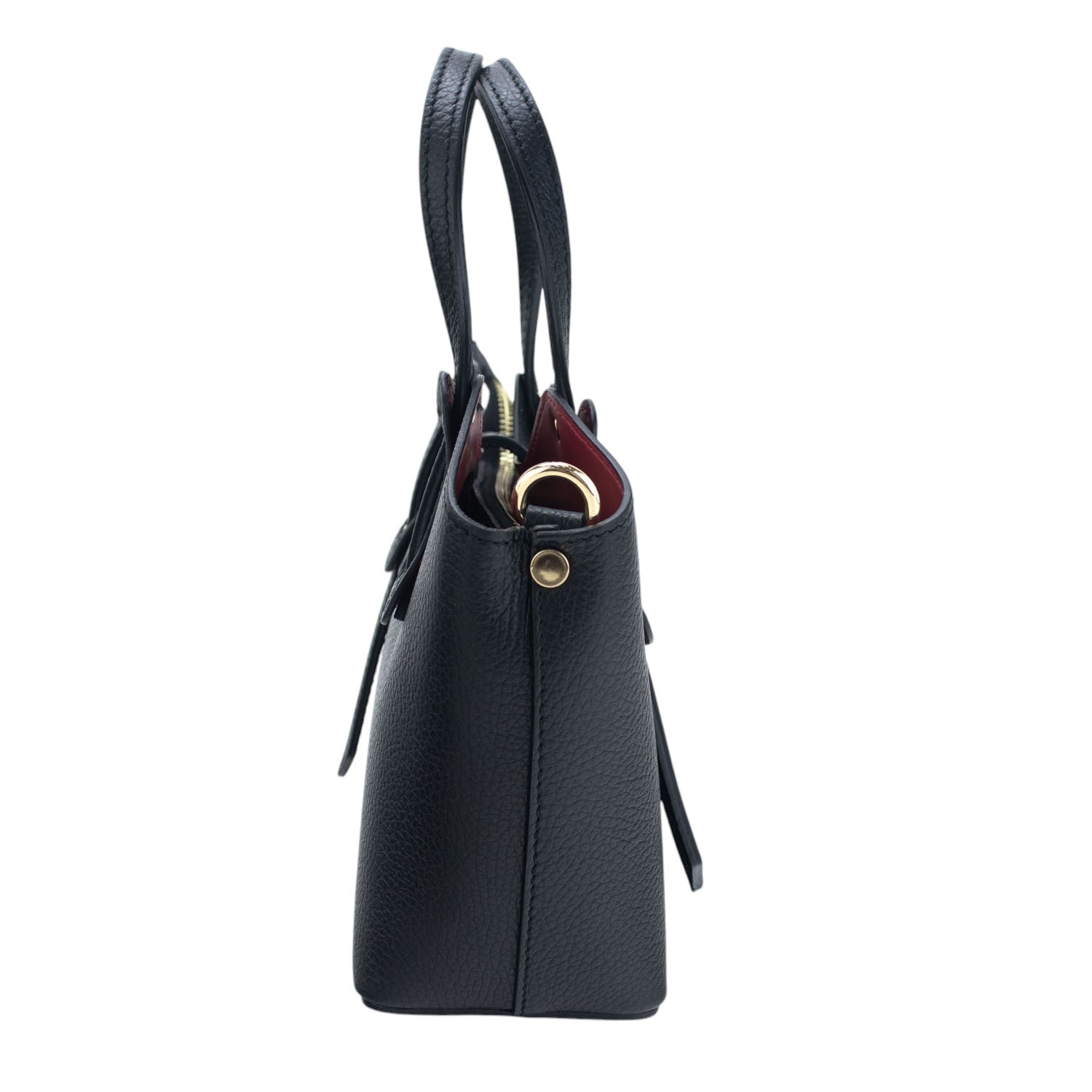 Bolso en Piel Pregato Piccolo Negro - KimondoShop