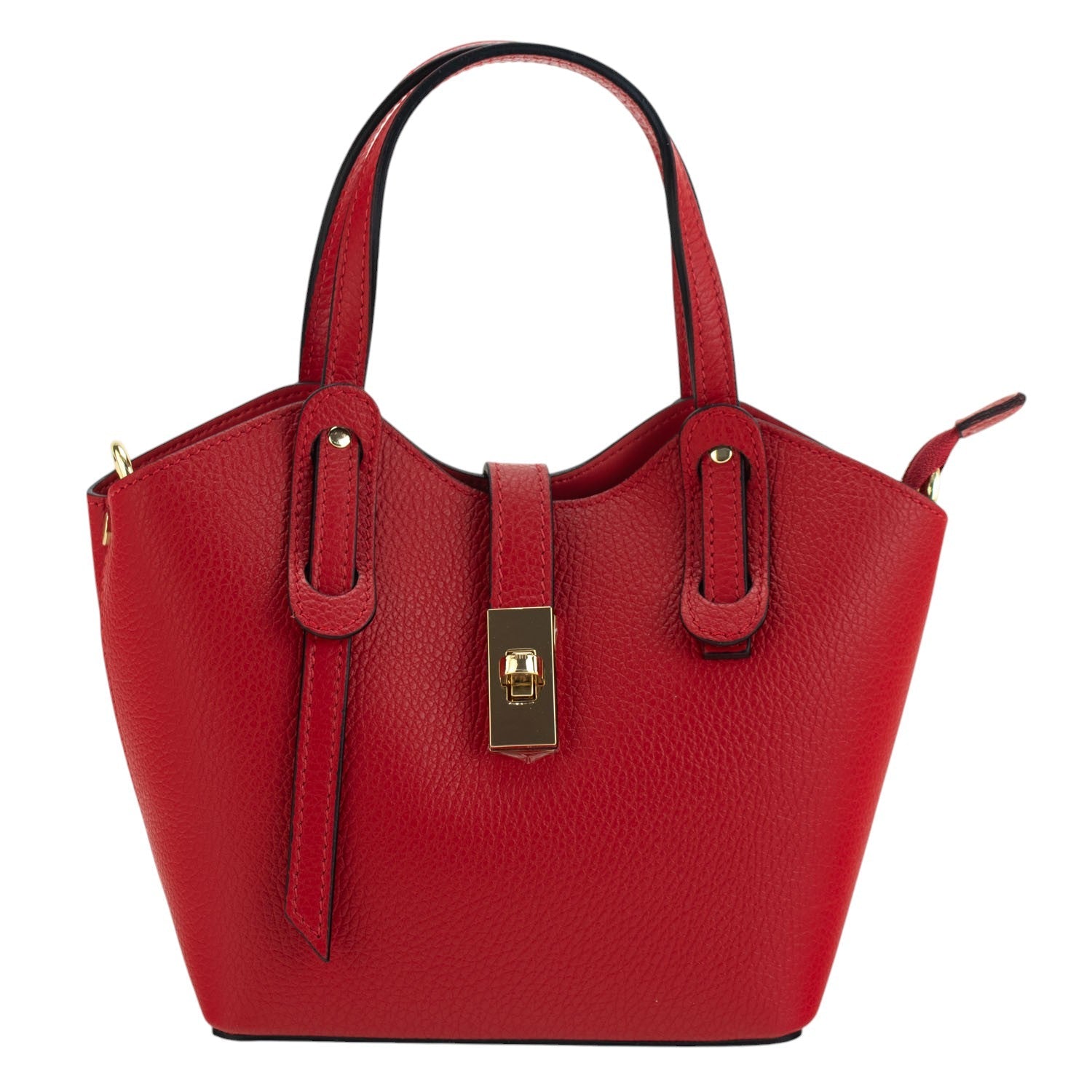 Bolso en Piel Pregato Piccolo Rojo - KimondoShop